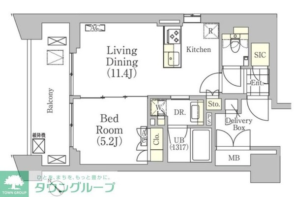 メゾンカルム日本橋馬喰町の物件間取画像